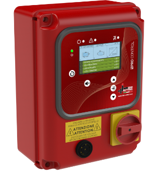 Supervisione a distanza gruppi di pompaggio antincendio EPRO CONTROL con display TFT 4,3 e RS485 - Idro-elettrica S.p.A.